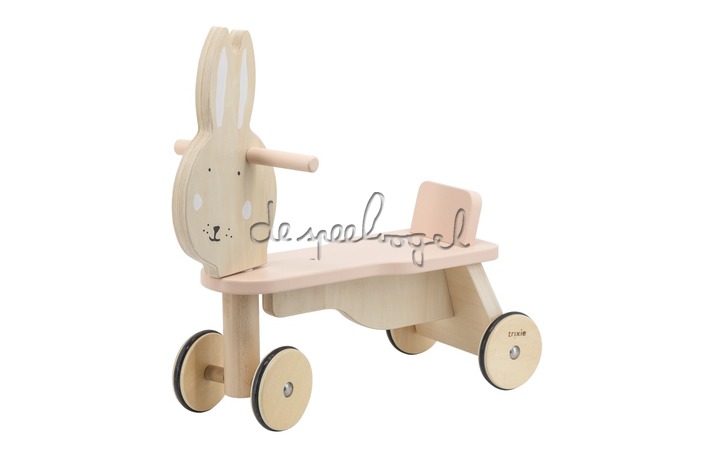 36825 Wooden bicycle 4 wheels - Mrs. Rabbit