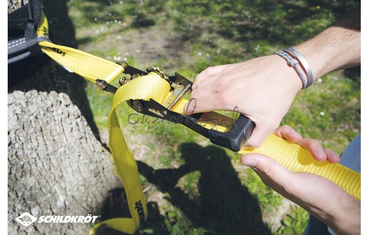 970701 Schildkröt Slackline mit Teaching Line