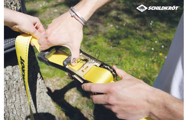 970701 Schildkröt Slackline mit Teaching Line