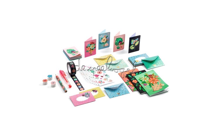 DD03677 Lovely Paper - Mini schrijf koffertje - Marie DD03677 Lovely Paper - Mini schrijf koffertje - Marie