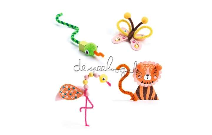 DJ09016 Knutseldoos - Animaux de la jungle DJ09016 Knutseldoos - Animaux de la jungle
