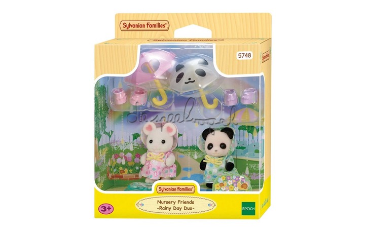 5748 Sylvanian duo peutervriendjes- regendag 5748 Sylvanian duo peutervriendjes- regendag