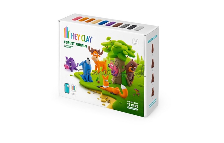 15022 HEY CLAY - Forest Animal - 15 potjes 15022 HEY CLAY - Forest Animal - 15 potjes