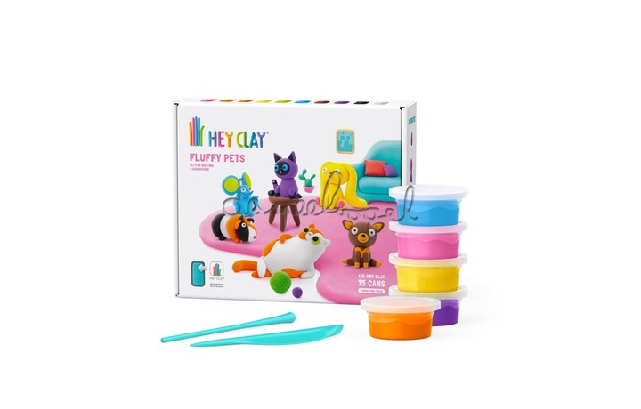 15023 HEY CLAY - Fluffy Pets - 15 potjes 15023 HEY CLAY - Fluffy Pets - 15 potjes