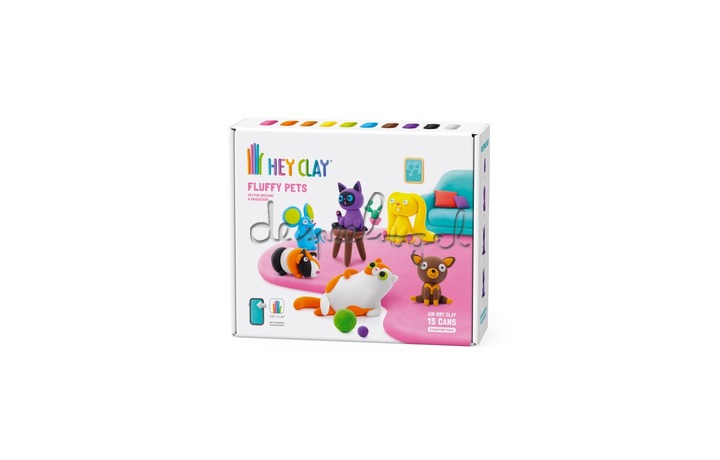 15023 HEY CLAY - Fluffy Pets - 15 potjes 15023 HEY CLAY - Fluffy Pets - 15 potjes
