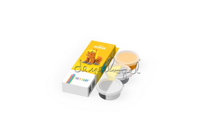 30046 HEY CLAY - Horse - 3 potjes 30046 HEY CLAY - Horse - 3 potjes