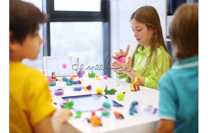 30049 HEY CLAY - Sheep - 3 potjes 30049 HEY CLAY - Sheep - 3 potjes