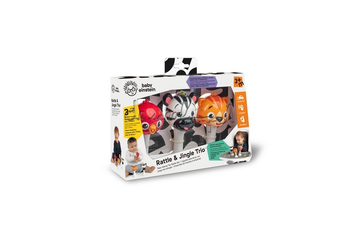 12359 Rattle & Jingle Trio Take-Along Toy Rattle Set 12359 Rattle & Jingle Trio Take-Along Toy Rattle Set