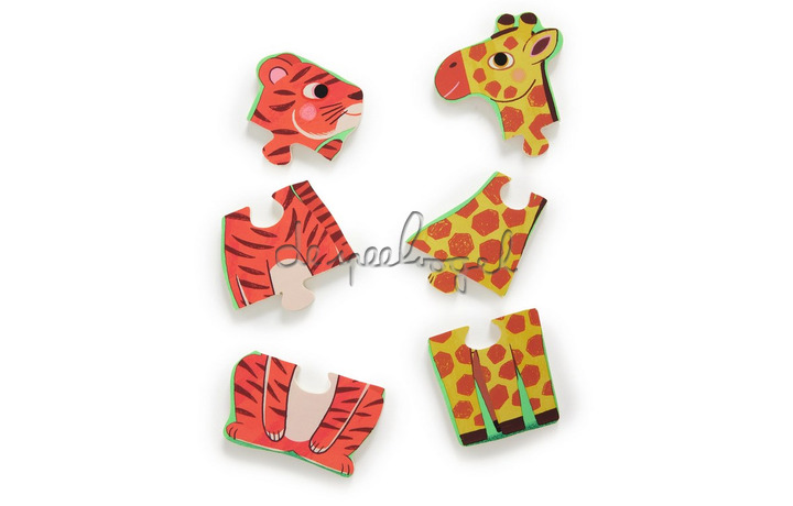 DJ01264 Inlegpuzzel - Coucou Tigre 12st - FSC 100% DJ01264 Inlegpuzzel - Coucou Tigre 12st - FSC 100%