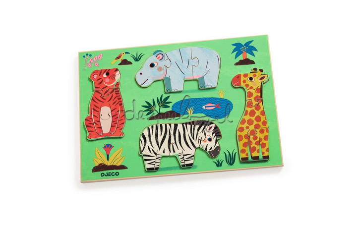 DJ01264 Inlegpuzzel - Coucou Tigre 12st - FSC 100% DJ01264 Inlegpuzzel - Coucou Tigre 12st - FSC 100%