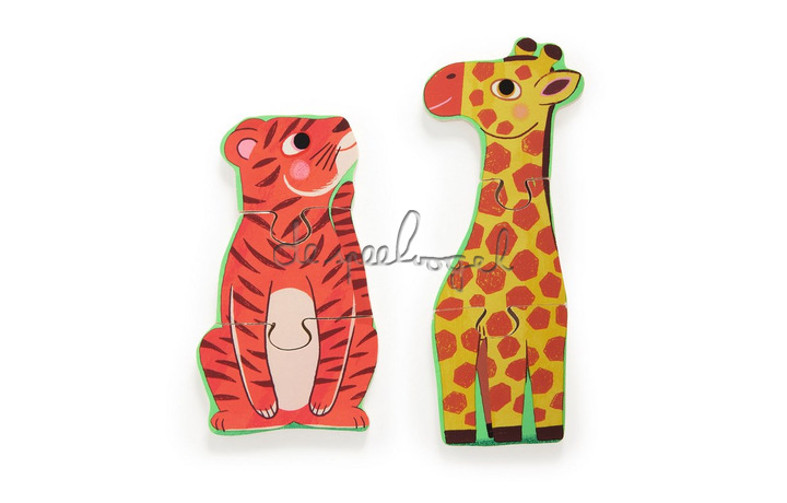 DJ01264 Inlegpuzzel - Coucou Tigre 12st - FSC 100% DJ01264 Inlegpuzzel - Coucou Tigre 12st - FSC 100%