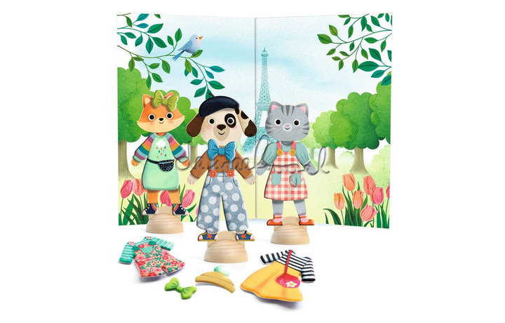 DJ09849 Stickers - Bonjour Paris DJ09849 Stickers - Bonjour Paris