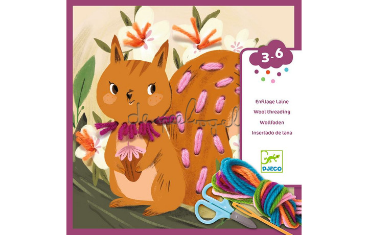 DJ00078 Rijgkoord - Petit pas avec du fil DJ00078 Rijgkoord - Petit pas avec du fil