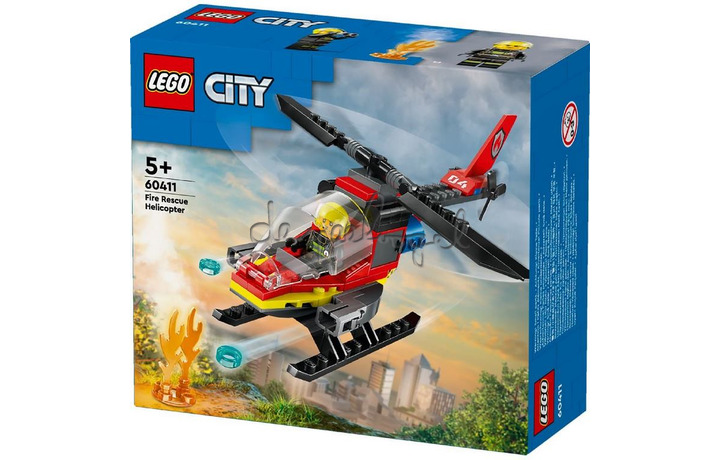 Lego 60411 City Fire Brandweerhelikopter Lego 60411 City Fire Brandweerhelikopter