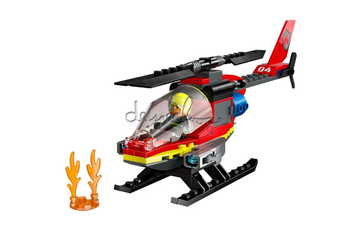 Lego 60411 City Fire Brandweerhelikopter Lego 60411 City Fire Brandweerhelikopter