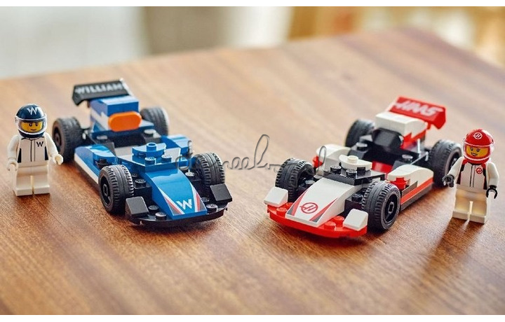 Lego 60464 City F1 Williams En Haas F1 Racewagens Lego 60464 City F1 Williams En Haas F1 Racewagens