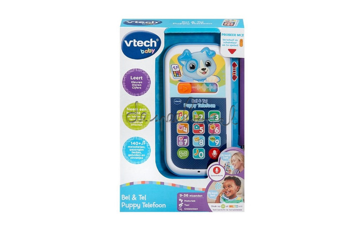 2017172 Vtech Baby Bel En Leer Puppy Telefoon 2017172 Vtech Baby Bel En Leer Puppy Telefoon