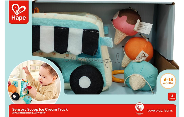 E0075 Sensory Scoop Ice Cream Truck E0075 Sensory Scoop Ice Cream Truck