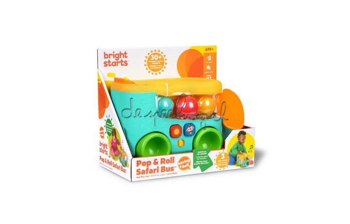 16827 Pop & Roll Safari Bus Ball Play Toy 16827 Pop & Roll Safari Bus Ball Play Toy
