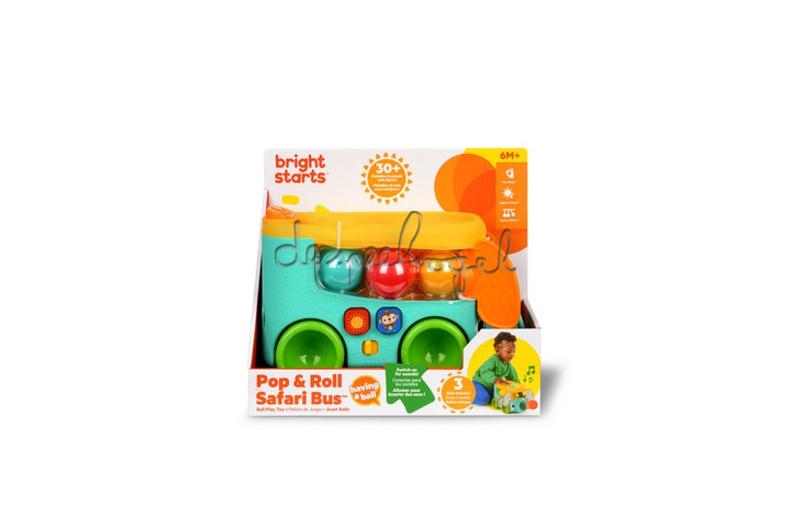 16827 Pop & Roll Safari Bus Ball Play Toy 16827 Pop & Roll Safari Bus Ball Play Toy