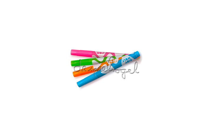Kidywolf - marker blue green orange pink Kidywolf - marker blue green orange pink