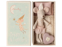 45394 17510700 Maileg Tooth fairy mouse, Little sister in matchbox 17-5107-00.jpg
