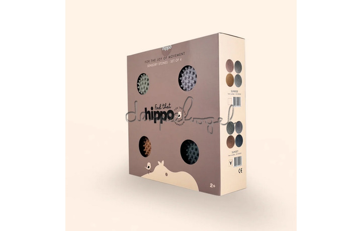 Set van 4 SENSORY STONES / ZONSONDERGANG diam.16cm Set van 4 SENSORY STONES / ZONSONDERGANG diam.16cm