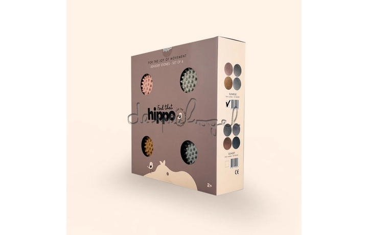 Set van 4 SENSORY STONES / ZONSOPGANG diam.16cm Set van 4 SENSORY STONES / ZONSOPGANG diam.16cm