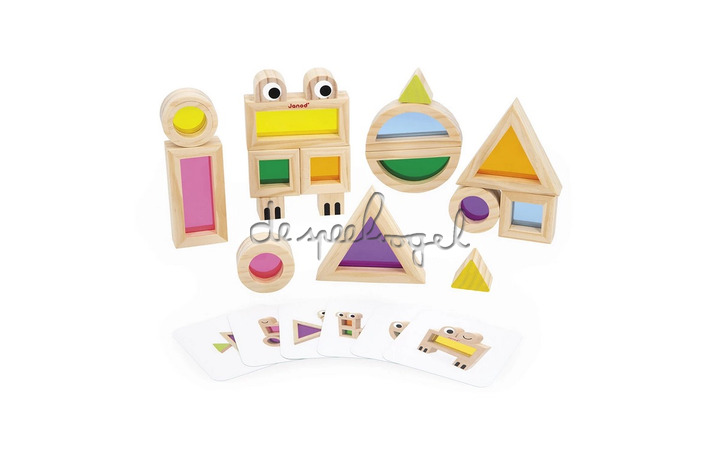 J05306 Sensorisch - Doorschijnende Blokken J05306 Sensorisch - Doorschijnende Blokken