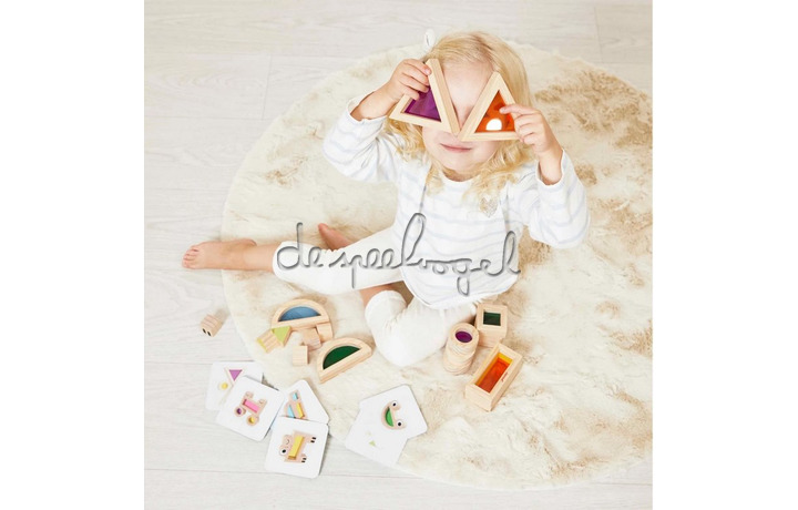 J05306 Sensorisch - Doorschijnende Blokken J05306 Sensorisch - Doorschijnende Blokken