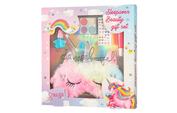 107501 Eenhoorn make up + slaapmasker set 107501 Eenhoorn make up + slaapmasker set