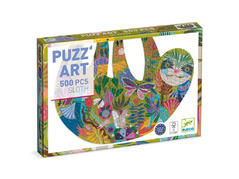 45905 DJ07662 Puzz'art - Sloth - 500 pcs DJ07662-B3D-RVB.jpg