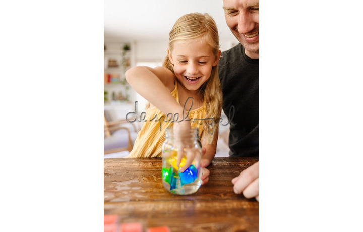 Glopals Light up cubes - 4st Blair -blue Glopals Light up cubes - 4st Blair -blue