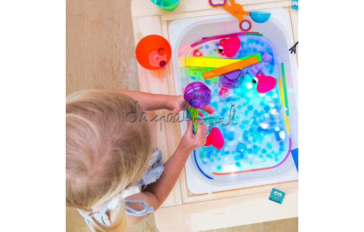 Glopals Light up cubes - 4st Blair -blue Glopals Light up cubes - 4st Blair -blue