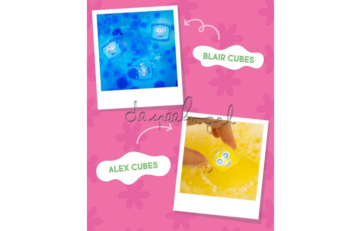 Glopals Light up cubes - 4st Blair -blue Glopals Light up cubes - 4st Blair -blue