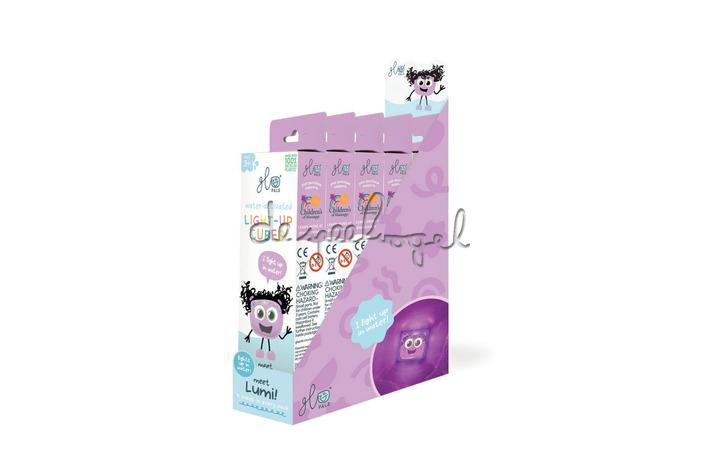 Glopals Light up cubes - 4st Lumi -purple Glopals Light up cubes - 4st Lumi -purple