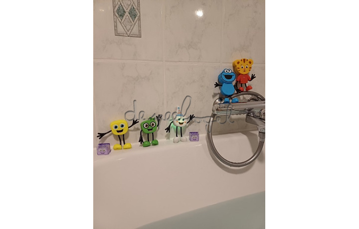 Glopals Characters Party -white Glopals Characters Party -white