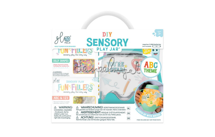 Glopals DIY Jarset blue ABC Glopals DIY Jarset blue ABC