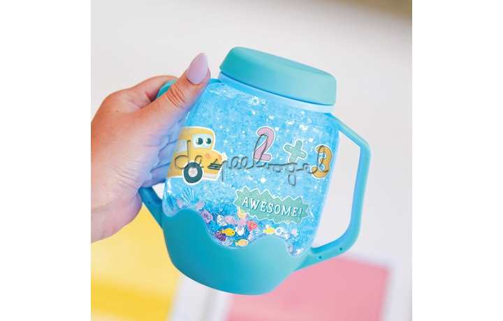 Glopals DIY Jarset blue ABC Glopals DIY Jarset blue ABC