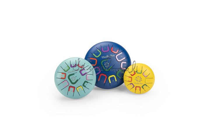 684088 Tongtrommel Groot Puce & Pilou - lichtblauw 684088 Tongtrommel Groot Puce & Pilou - lichtblauw