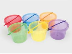 45987 73101 Tickit Doorschijnende Kleuren Emmers (per 6 stuks) kleuren-emmers-per-6-stuks1.jpg