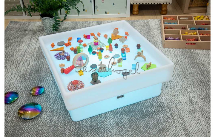 75571 Tickit Lage Vierkante Sensorische Ontdekkings Tafel Met Sfeerverlichting 75571 Tickit Lage Vierkante Sensorische Ontdekkings Tafel Met Sfeerverlichting