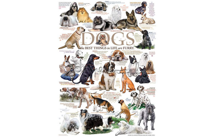 80096 Cobble Hill puzzle 1000 pieces - Dog quotes 80096 Cobble Hill puzzle 1000 pieces - Dog quotes