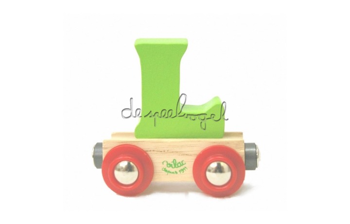 Vilac VILAC982 Treno In Legno Lettera L – Giocattolo Classico Francese Per Bambini