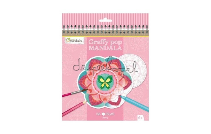 GY027 Graffy Pop Mandala, roze 