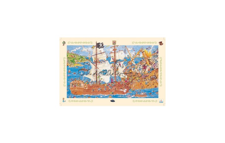 DJ07506 puzzel piraten 100 st  DJ07506 puzzel piraten 100 st