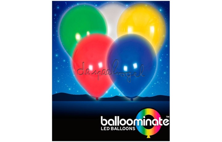 Balloominate set van 5 happy birthday kleur LED Balloominate set van 5 happy birthday kleur LED