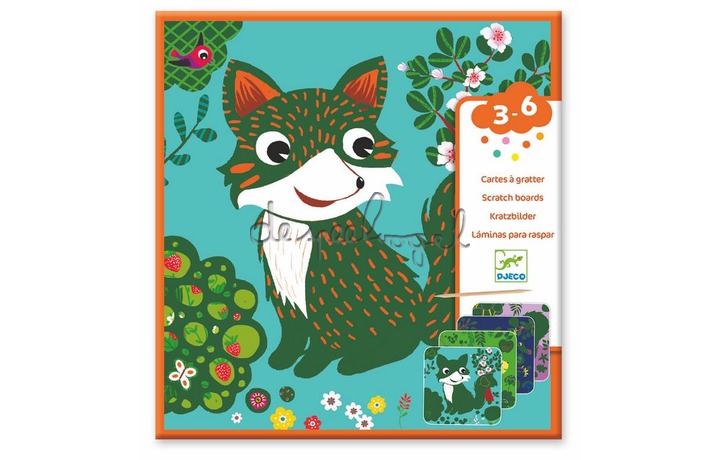 DJ09093 Kraskaarten - Petites bêtes * DJ09093 Kraskaarten - Petites bêtes *