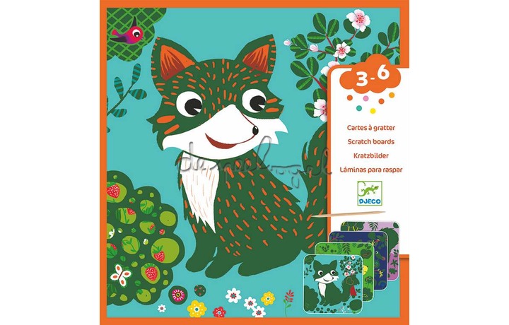 DJ09093 Kraskaarten - Petites bêtes * DJ09093 Kraskaarten - Petites bêtes *