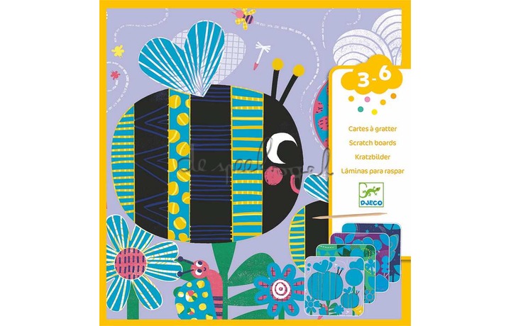 DJ09092 Kraskaarten - Toutes petites bêtes DJ09092 Kraskaarten - Toutes petites bêtes